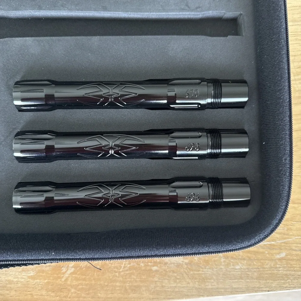 Empire Autococker Master Barrel Kit In Gloss Black. 7 Pieces And Case
